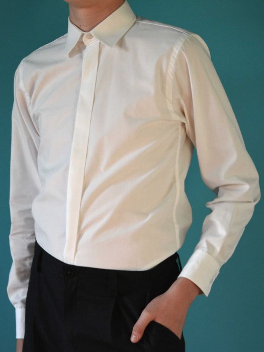 Elegancka biała koszula (rozmiar 35)