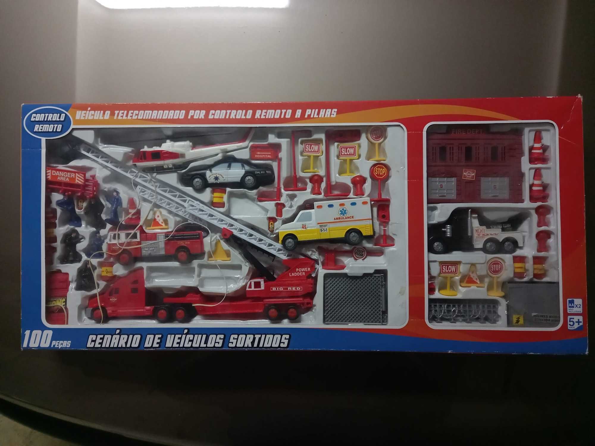 Brinquedo / Conjunto Emergência Bombeiros