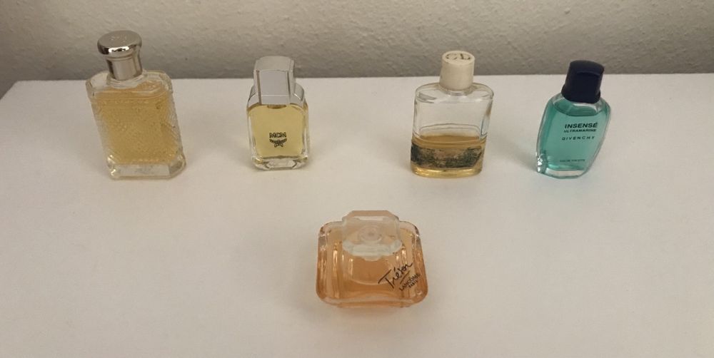 Frascos de Miniaturas de perfumes originais- DIor, Lancôme, Trésor…
