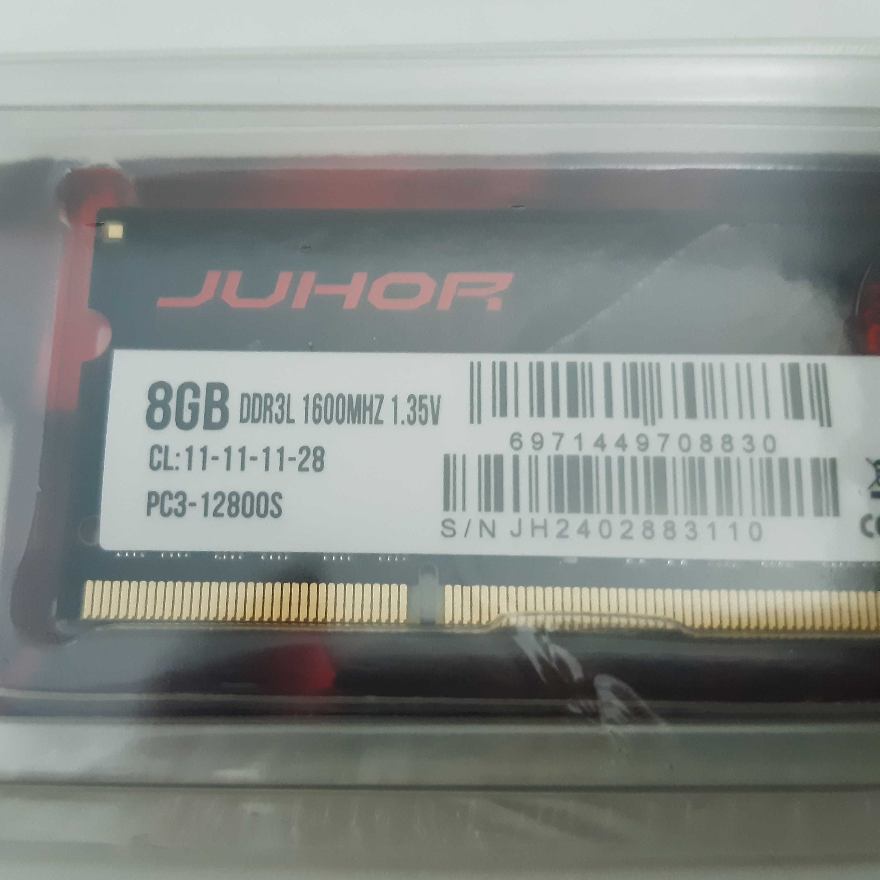 Memória p/ Portátil 8GB SoDimm DDR3L 1600MHz PC3-12800S 1.35V Nova