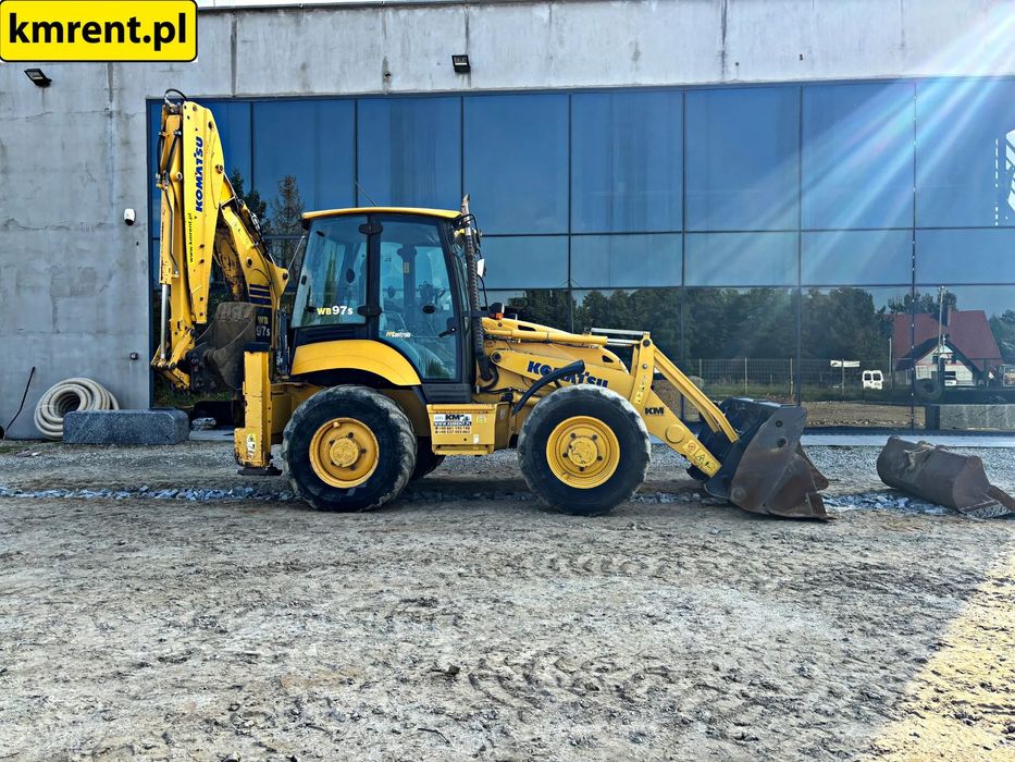 Komatsu WB97S KOPARKO-ŁADOWARKA 2009R. | WB93 JCB 3CX 4CX 5CX CAT 444 434 NEW HOLLAND 115 CASE 695 590