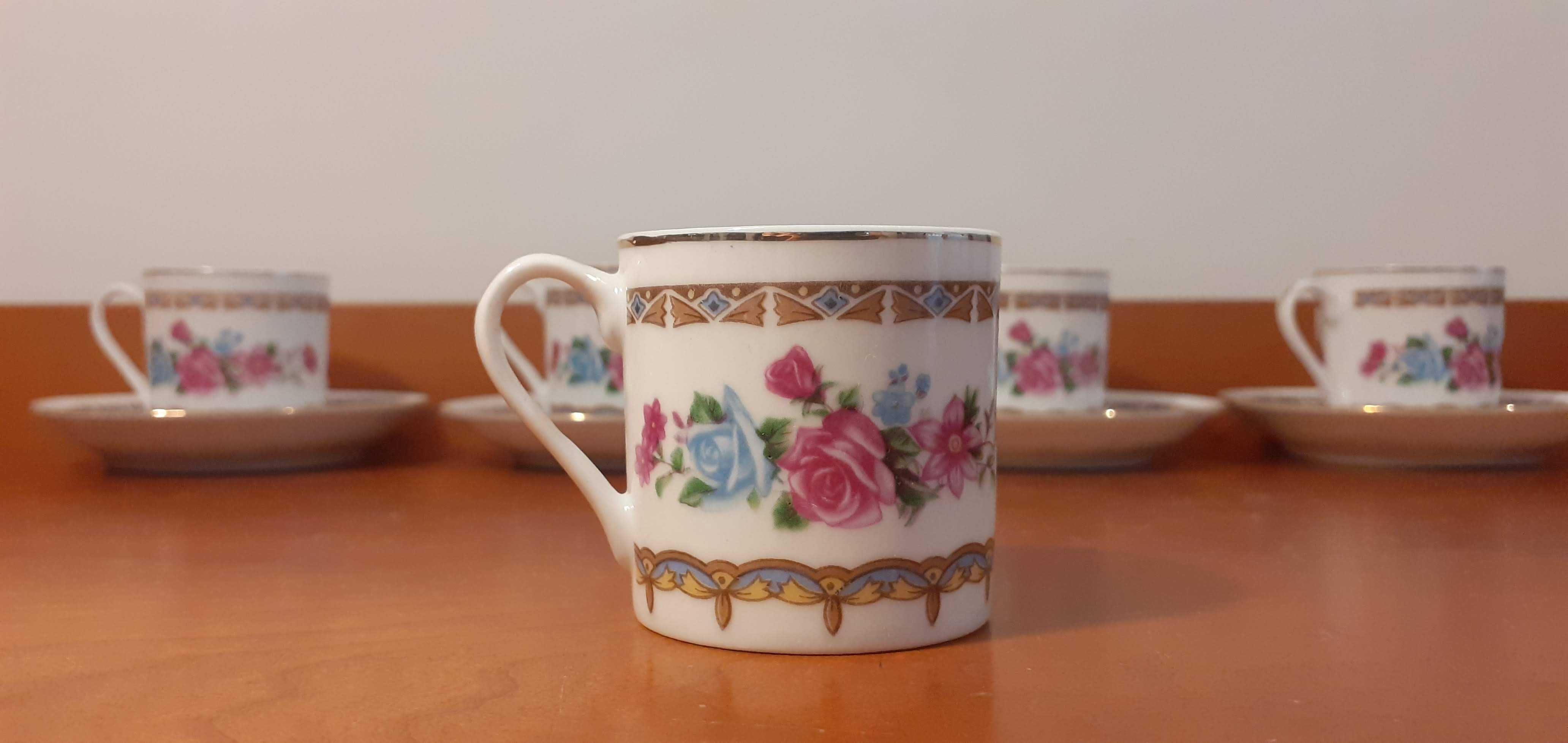 Dekoracyjny zestaw do herbaty i kawy z porcelany chińskiej w pudełku