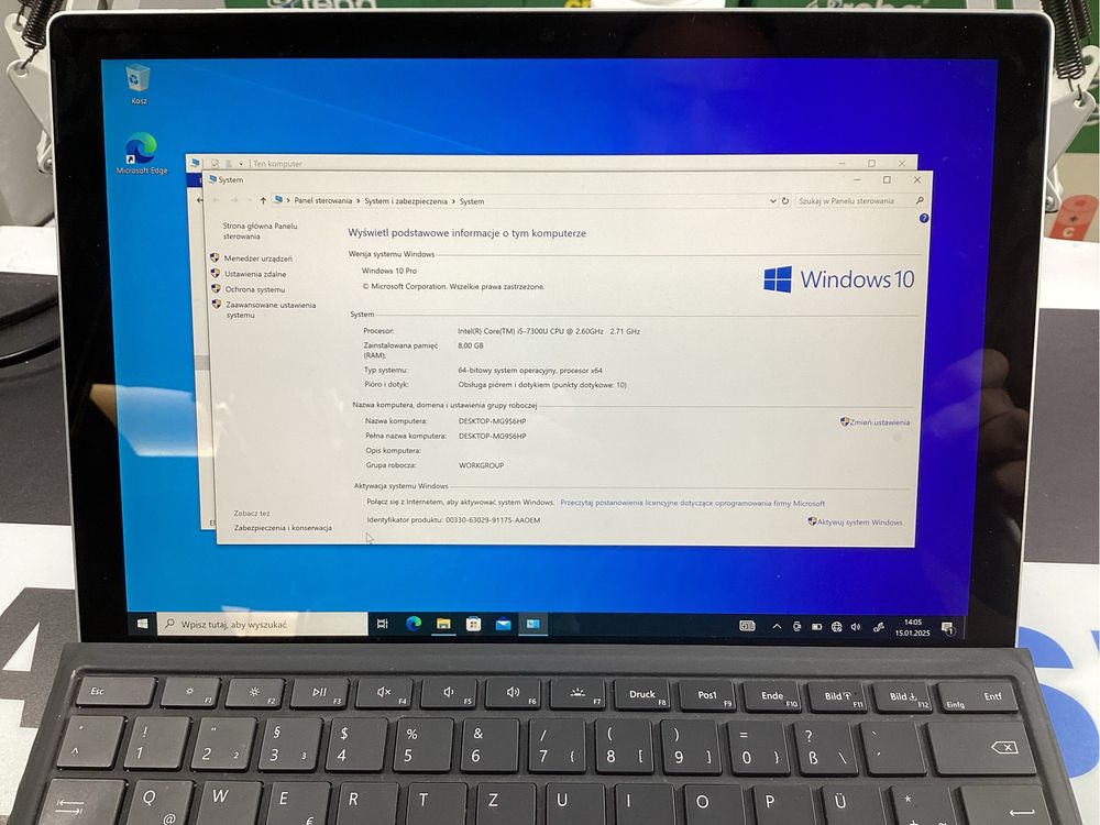 Sklep ladny Microsoft Surface Pro 5 i5 8gb 256gb