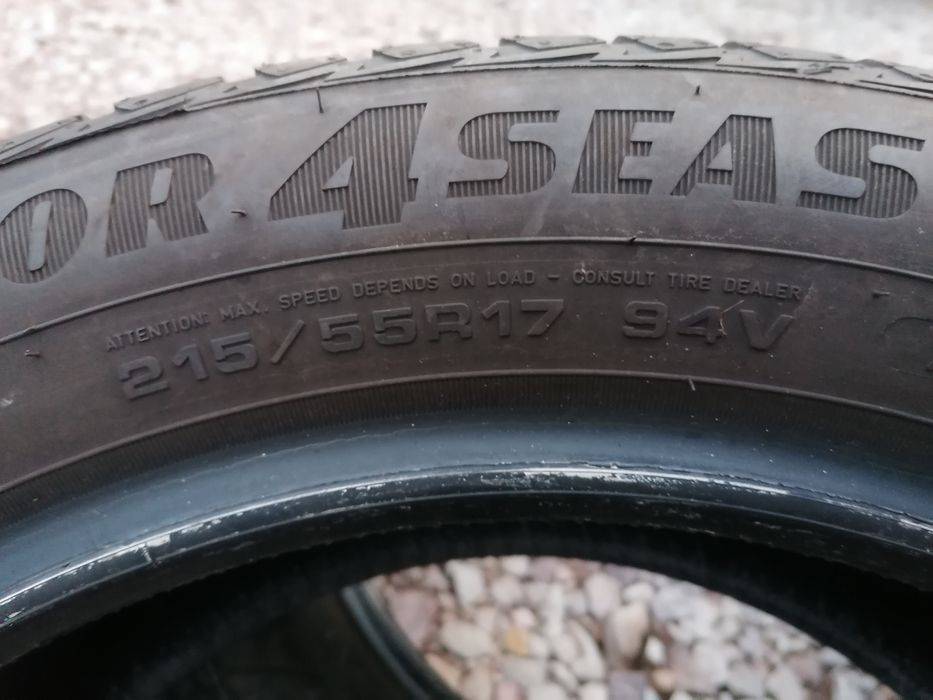 225/55/17 Goodyear 2023 rok wielosezonowe całoroczne