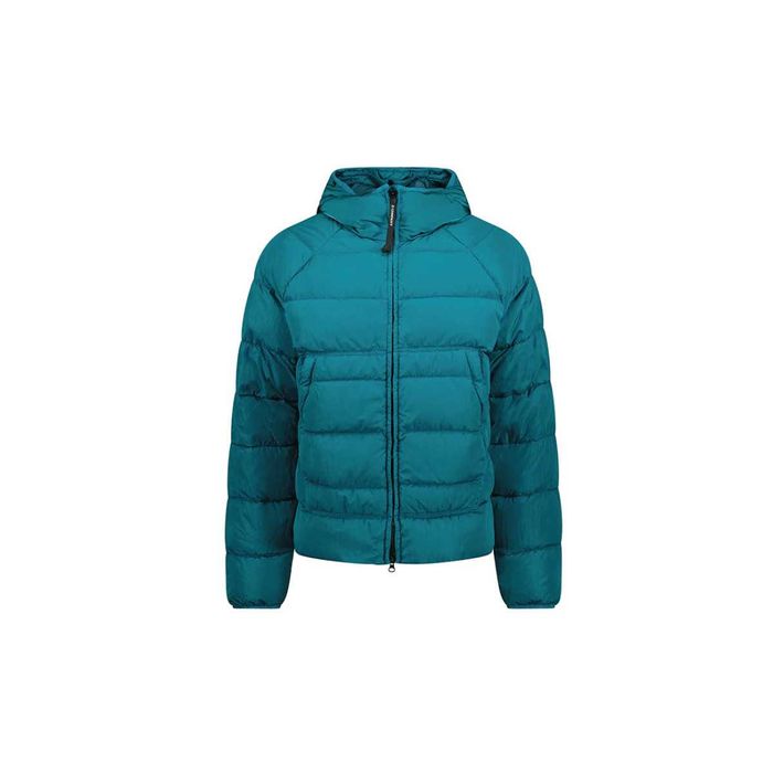 Куртка пуховик C.P. Company Eco-Chrome R Goggle Down Jacket Teal