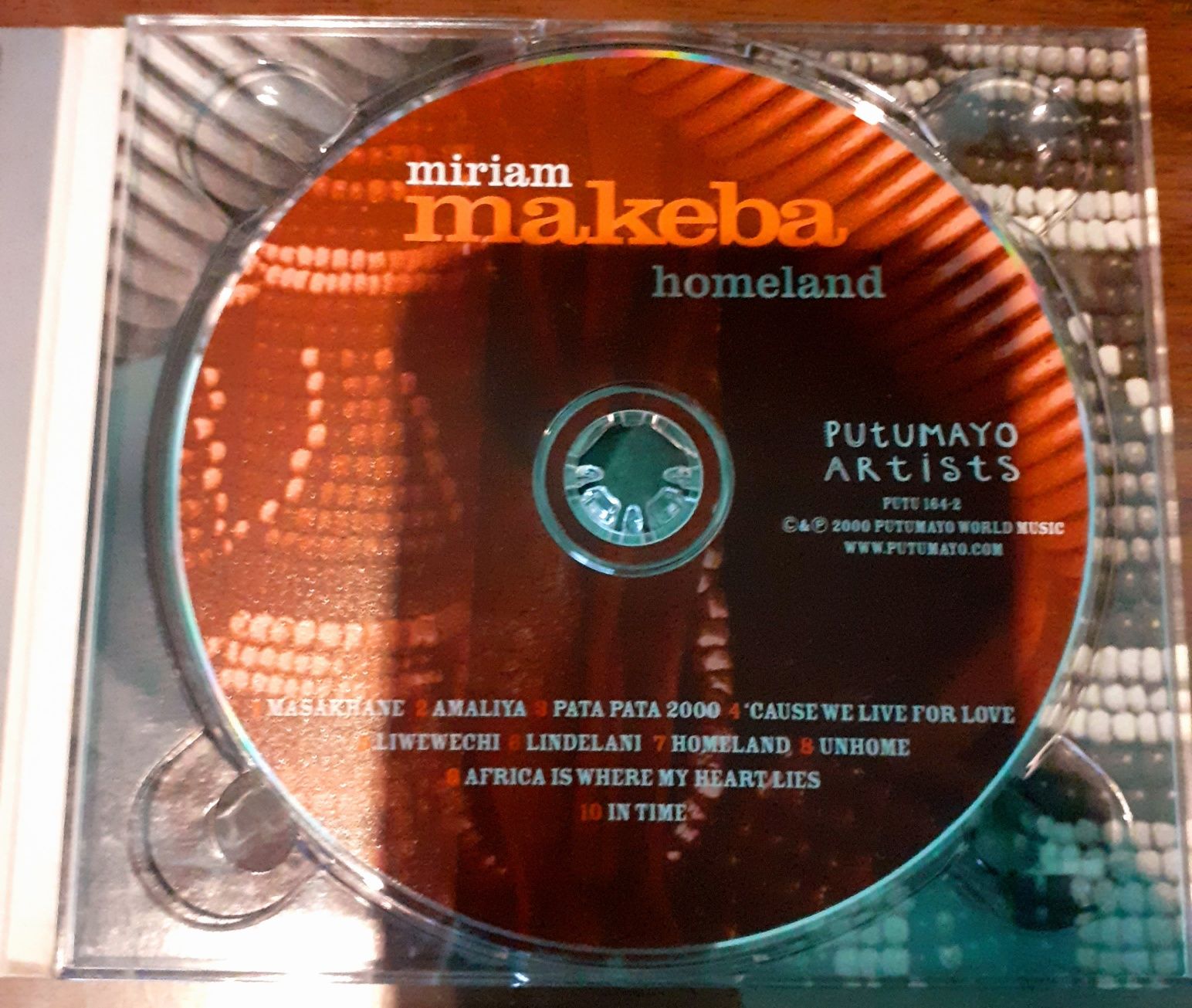 CD - Miriam Makeba - "Homeland"