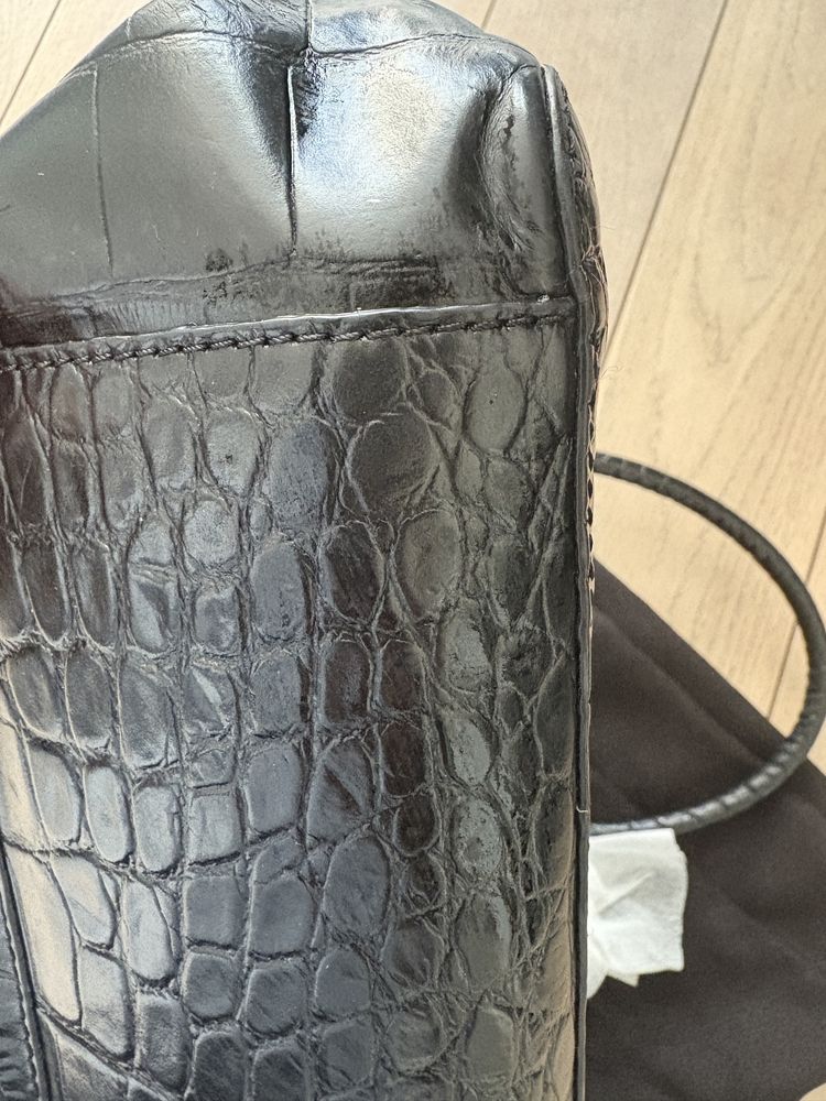 Torebka Shoper Chylak Krokodyl Glossy