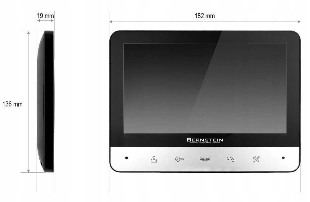 Nowy WIDEODOMOFON IP Bernstein WiFi Furtka Brama Aplikacja - WYPRZEDAŻ