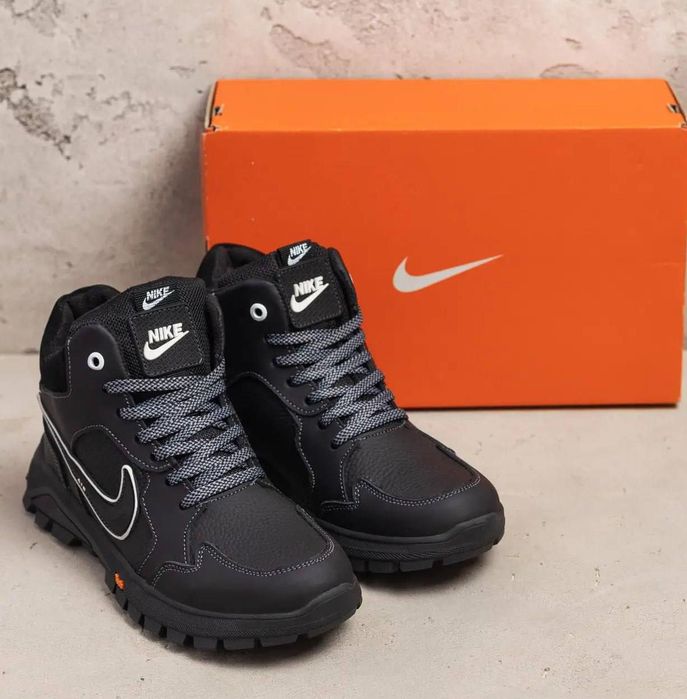 Теплые кроссовки для мальчика nike, подростковые зимние ботинки найк