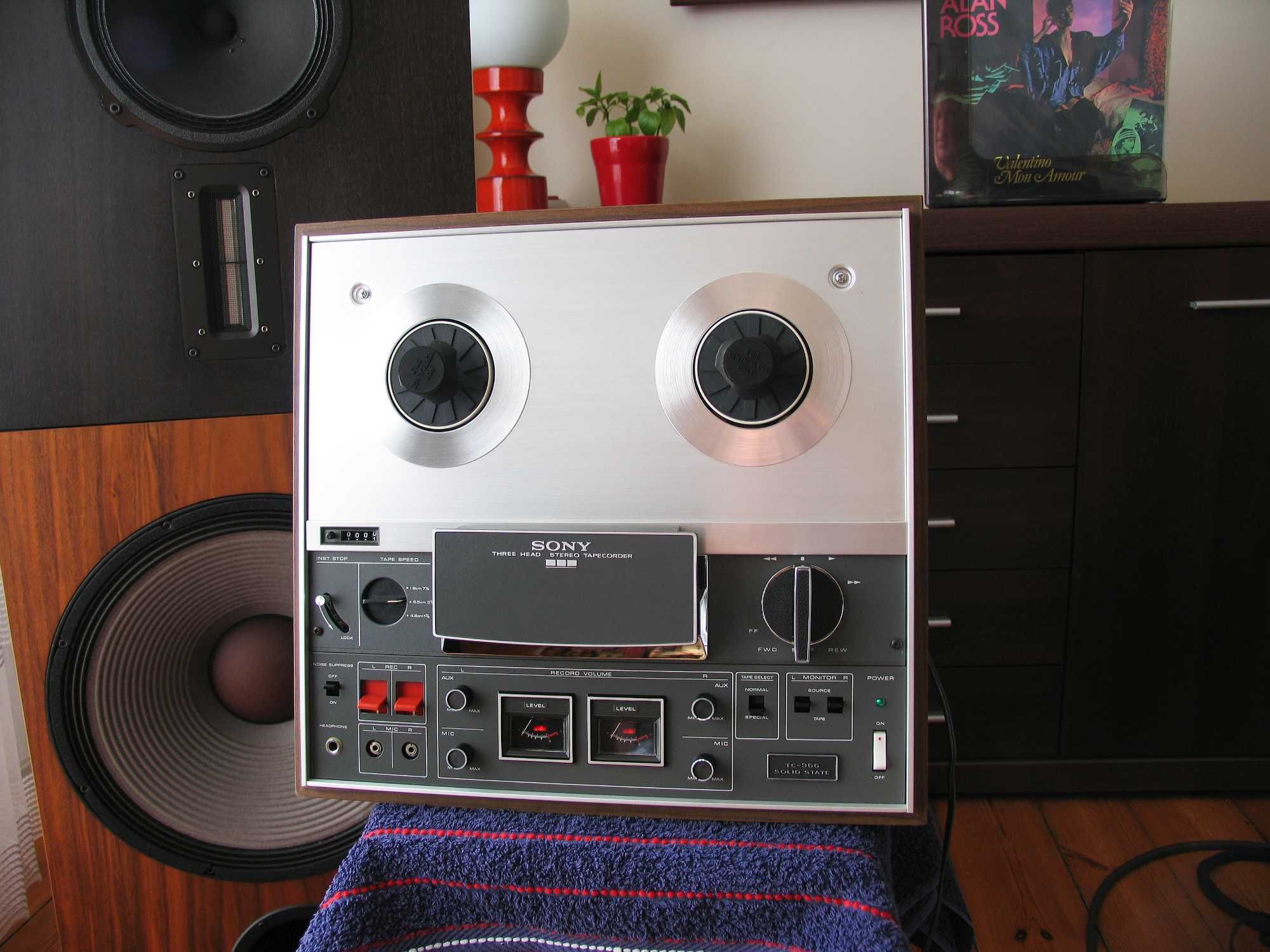 SONY TC-366 SOLID STATE / Szpulowy 70's - Do Przeglądu  '' Jak Nowy ''