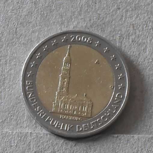 Alemanha 2 euros 2008 A - olx X10887