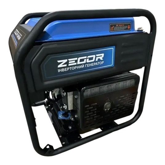 Інверторний генератор 5.5-6 кВт Zegor DIN-OPEN6000D (Газ/Бензин)