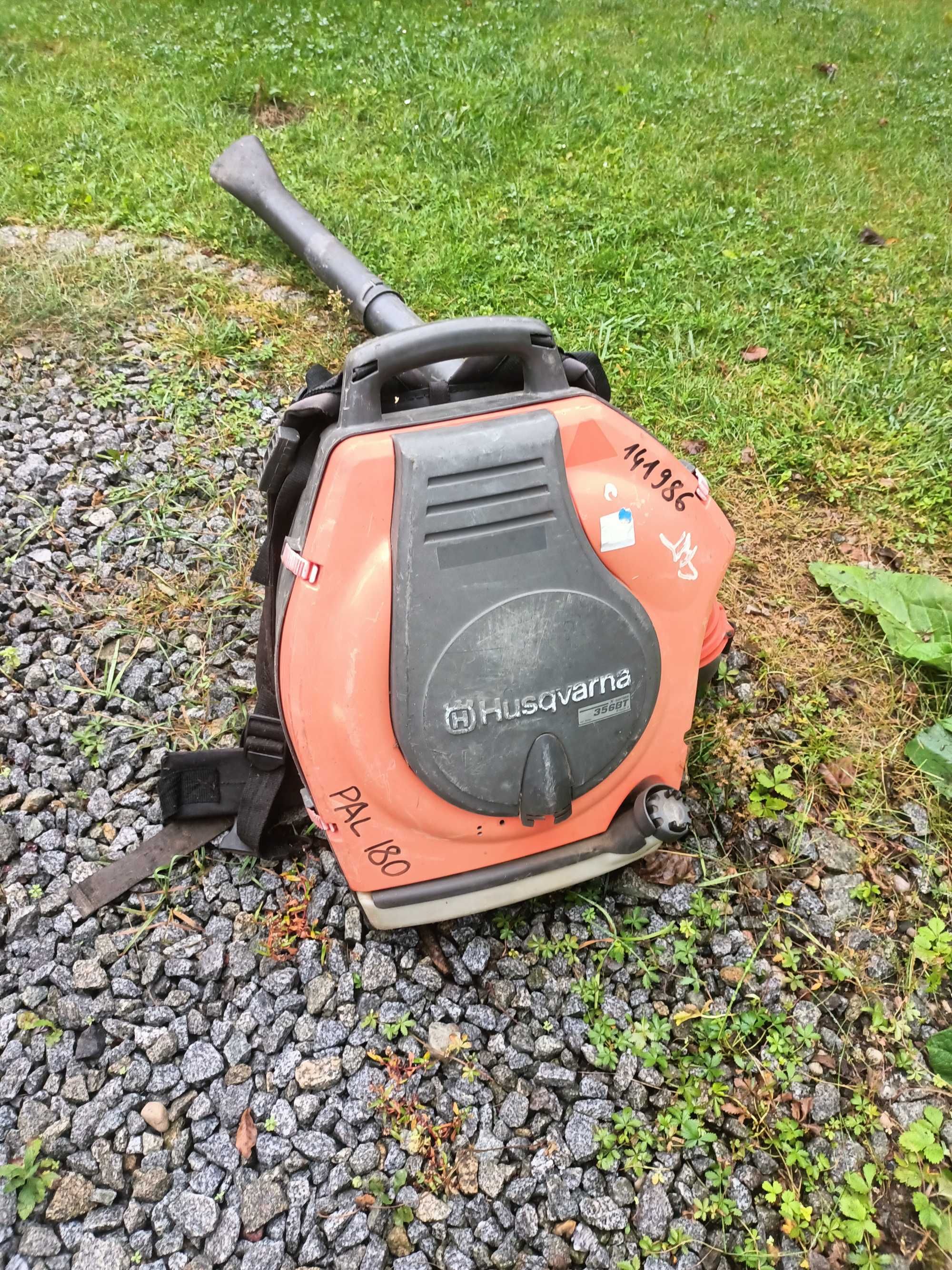 Dmuchawa Plecakowa Husqvarna 356 BT do liści śniegu itp jak Stihl