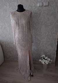 Sukienka glamour bogato zdobiona Karen Millen