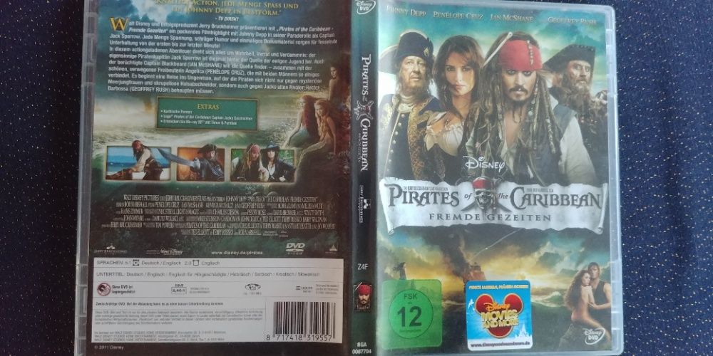 Pirates of the Caribbean Fremde Gezeiten + bonus  angielski niemiecki