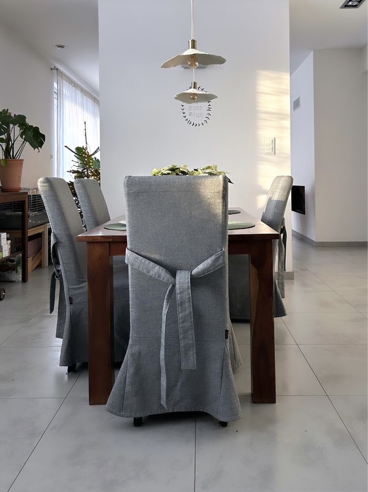 Komplet 4 krzeseł do jadalni Almi Decor