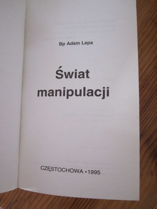 Świat manipulacji bp.Adam Lepa