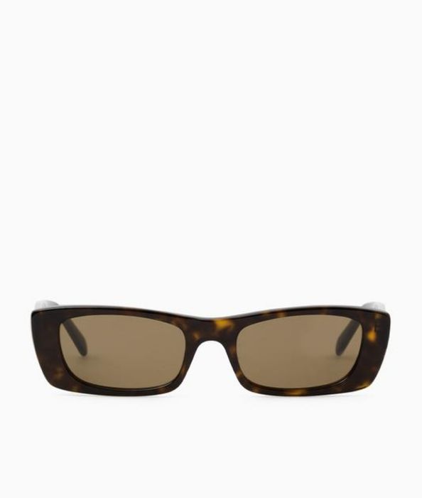 Cos вузькі сонцезахисні окуляри  котяче око з черепаховою оправою