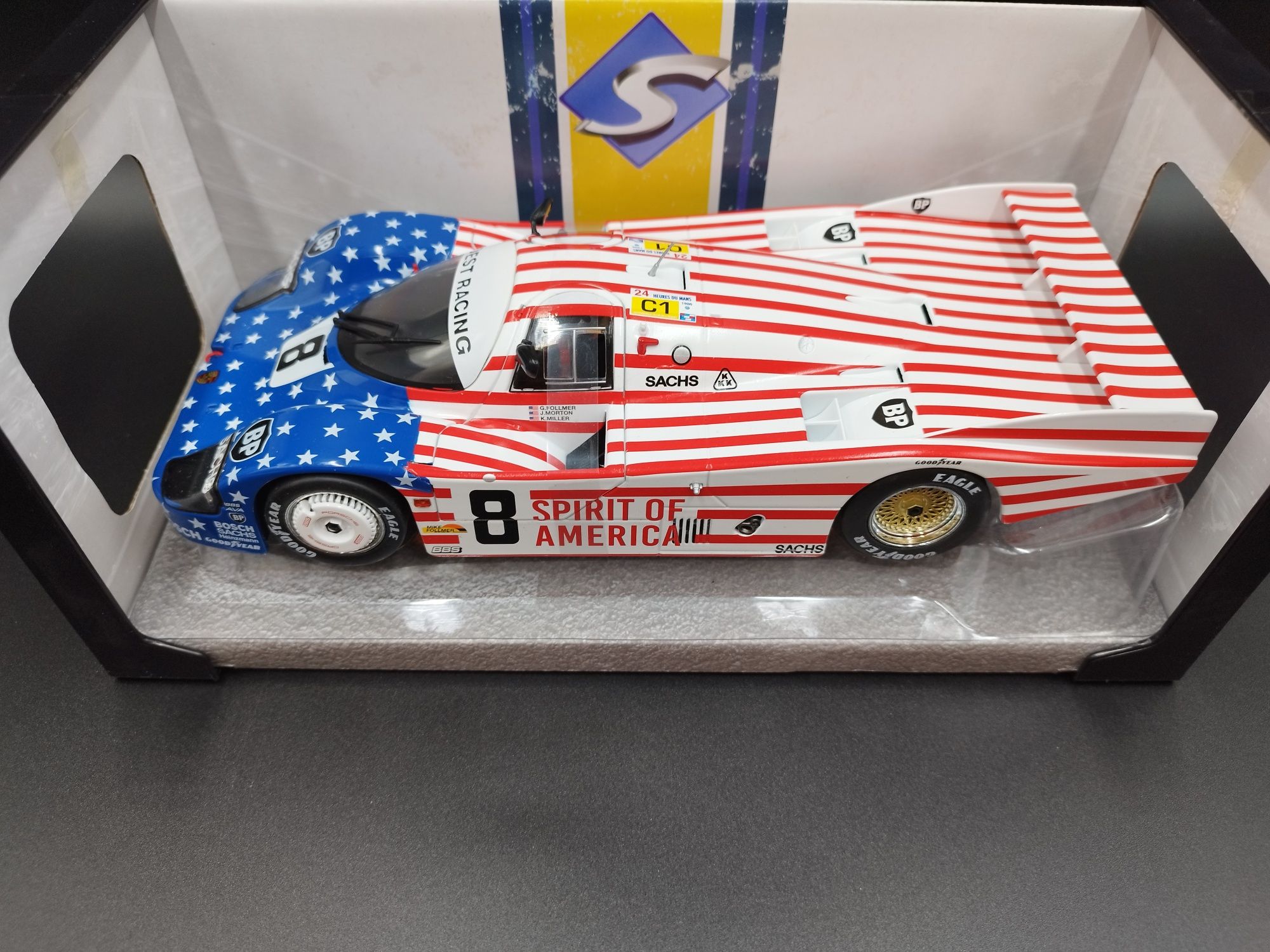 Solido 1:18 Porsche 956 LH 24H Le Mans 1986 #8 model