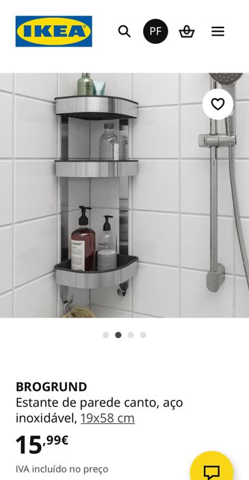 Arrumação para casa de banho (vários artigos)