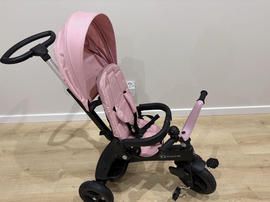 Kinderkraft Rowerek Trójkołowy Easy TwistRóżowy