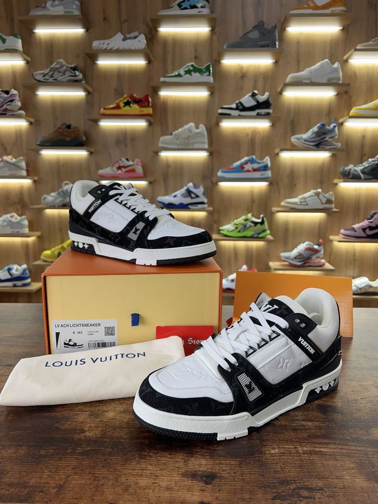 Кросівки Louis Vuitton Trainer LV Monogram Black / White