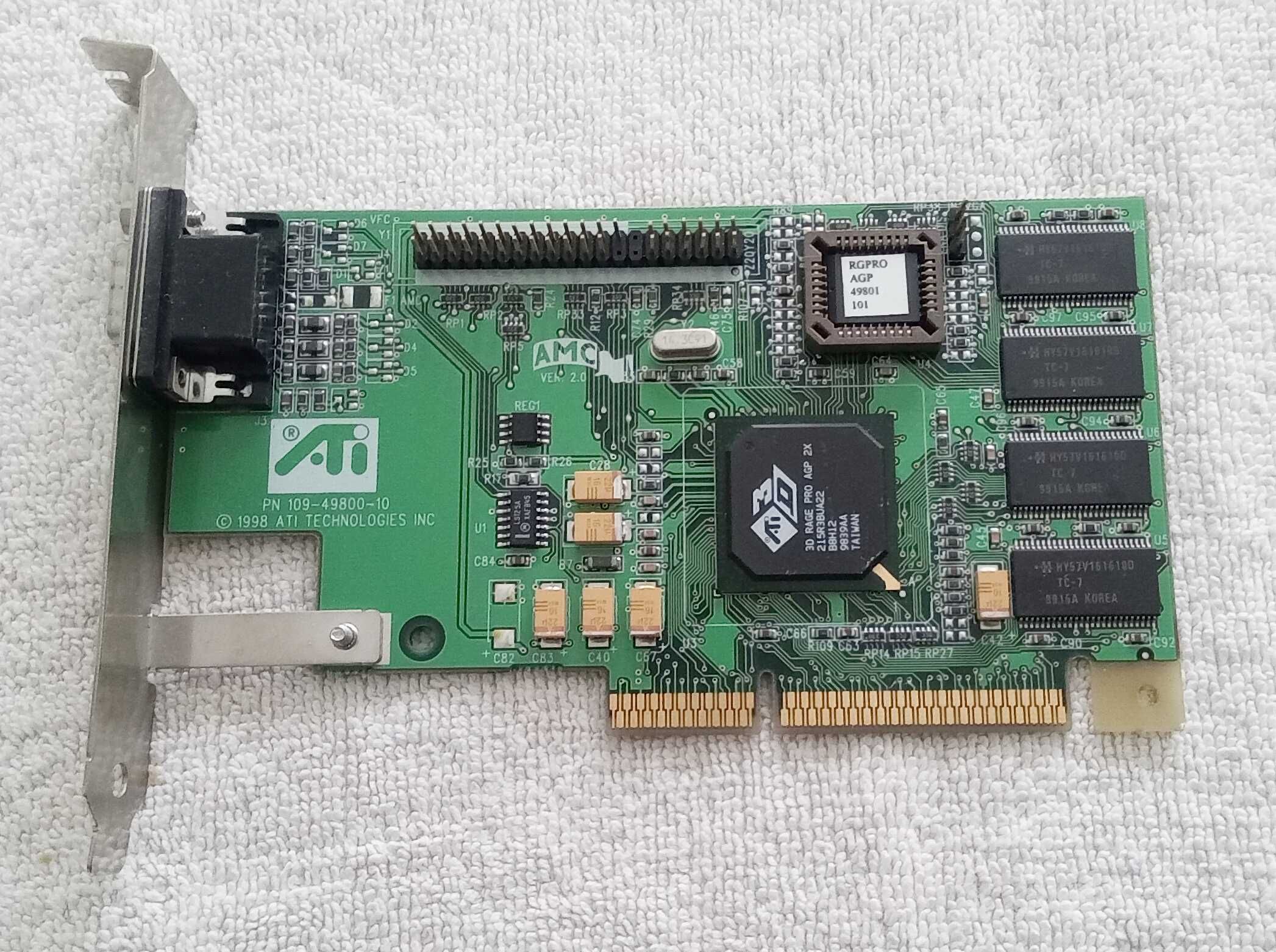 [PC Vintage] Placa de video AGP - Ati 3D Rage Pro