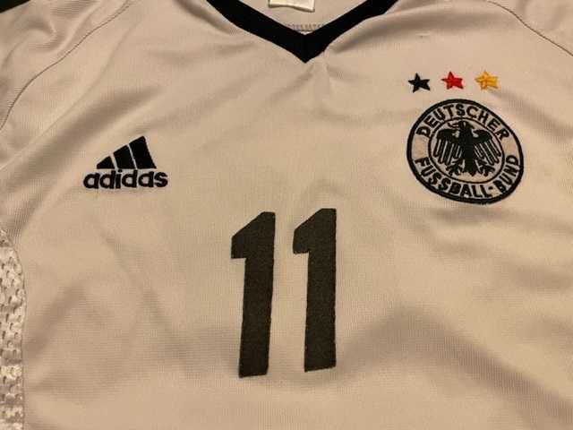 Koszulka piłkarska reprezentacji Niemiec #11 Bobic retro Adidas L