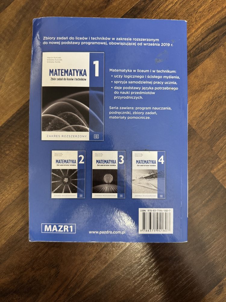 Zbior zadan matematyka 1 pazdro