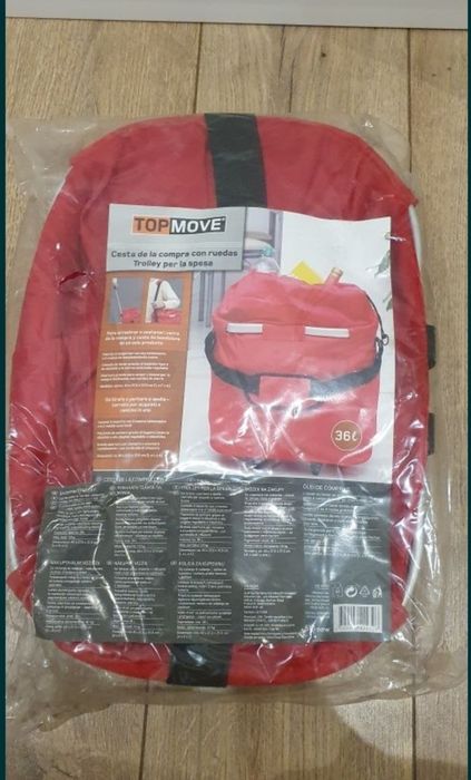 Torba zakupowa kółka wysuwaną rączka