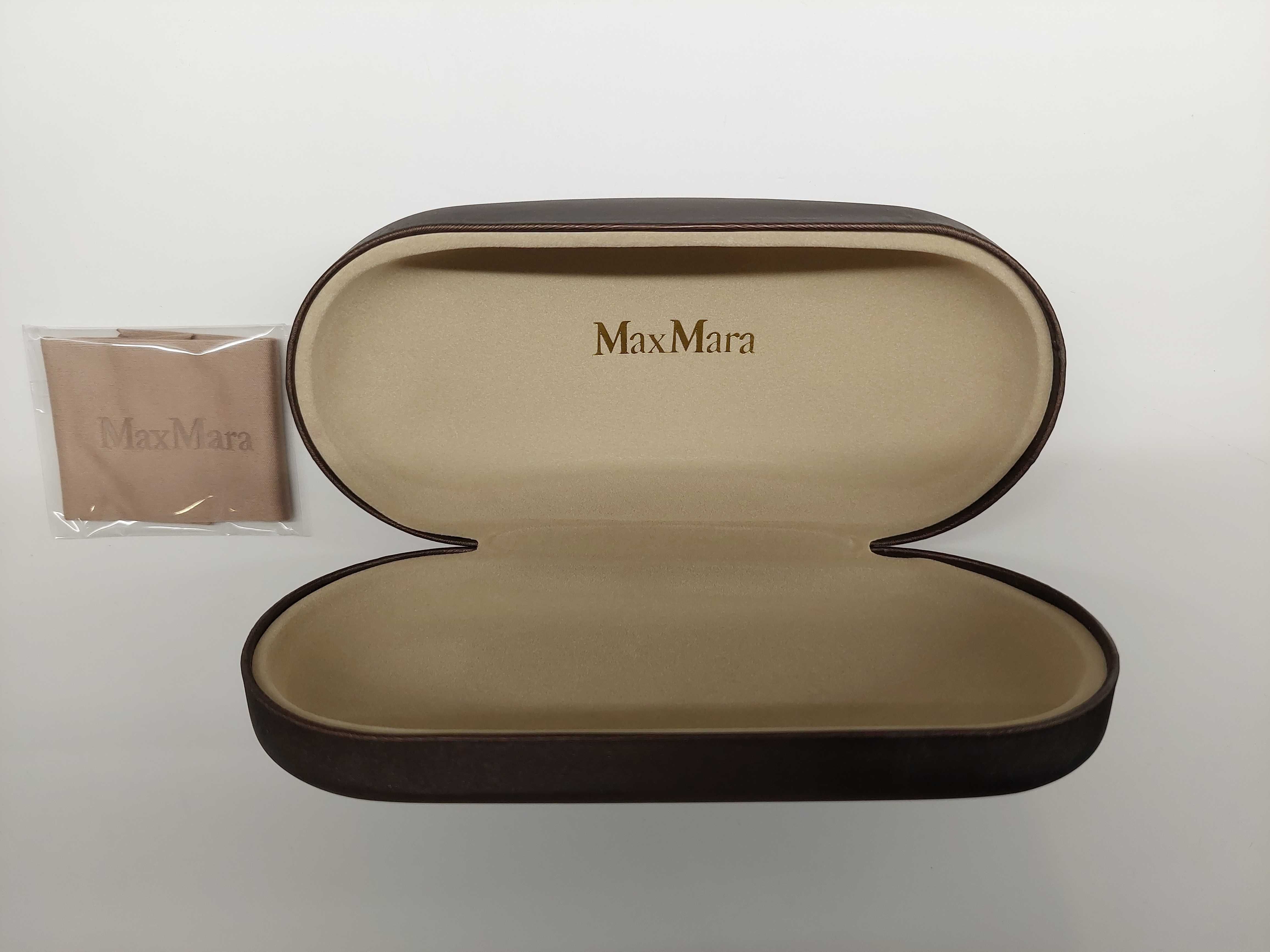 Max Mara - Oryginalne Twarde etui na okulary