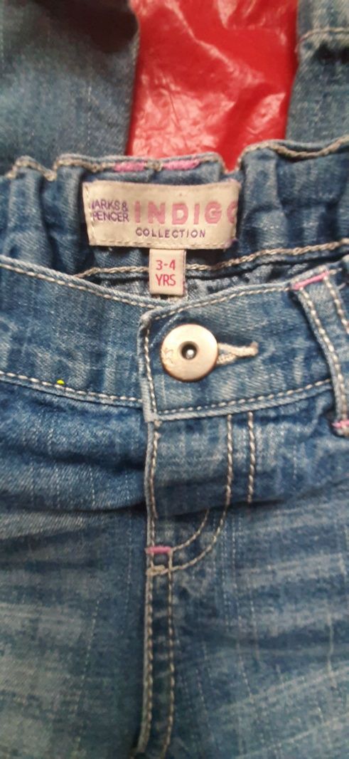 Spodnie jeans dziecięce wiek 3/4lata firma M&S