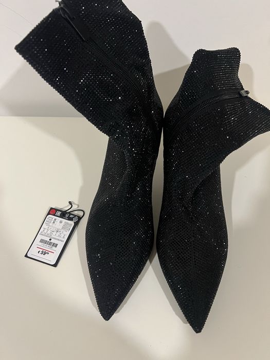 botas brilhantes Pull&Bear