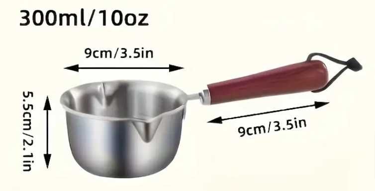 Garnek garnuszek rondel rondelek 300ml do sosu, mleka itp