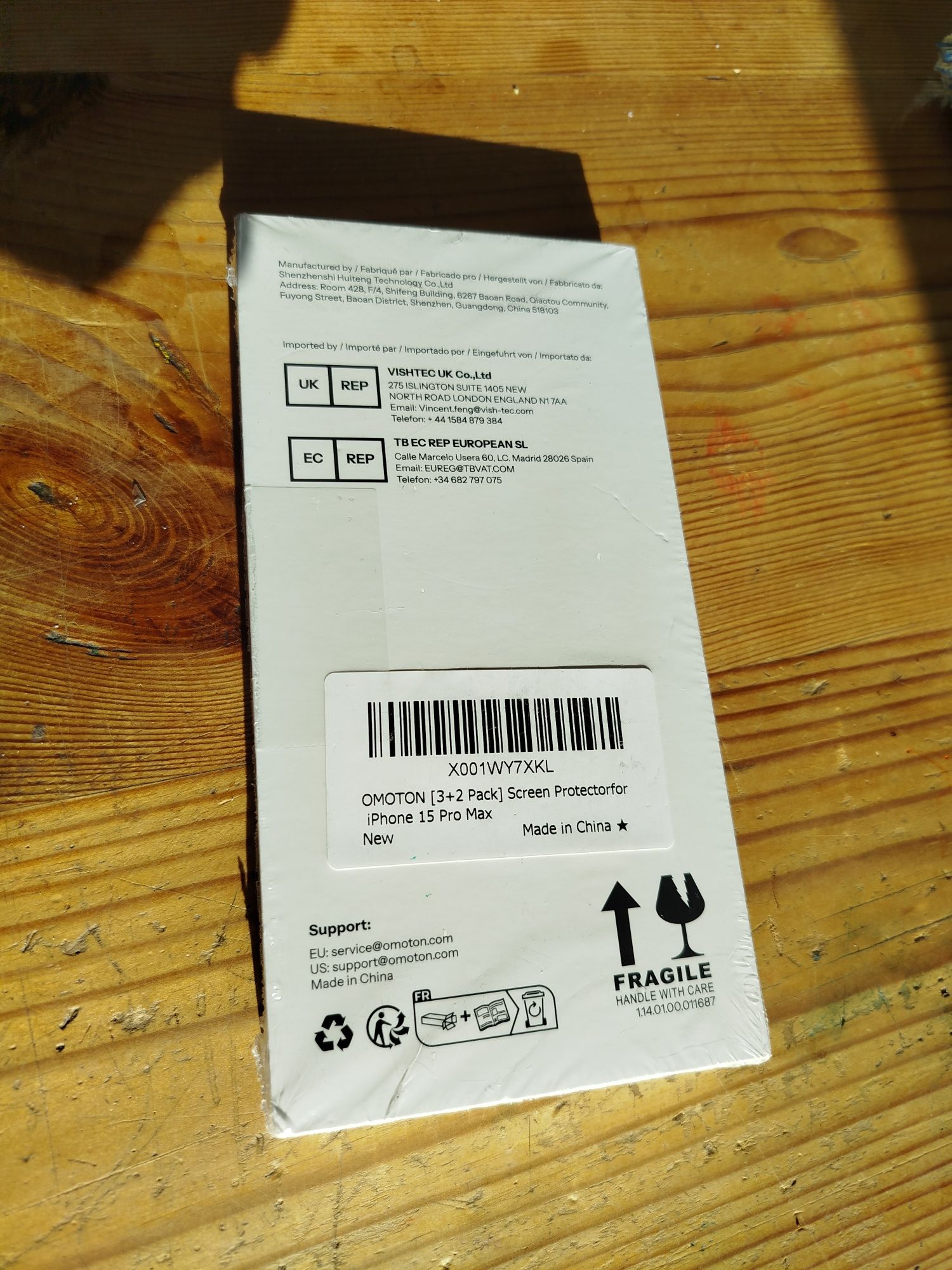3pak szkło do iPhone 15 pro max na ekran i aparat i ramka montażowa