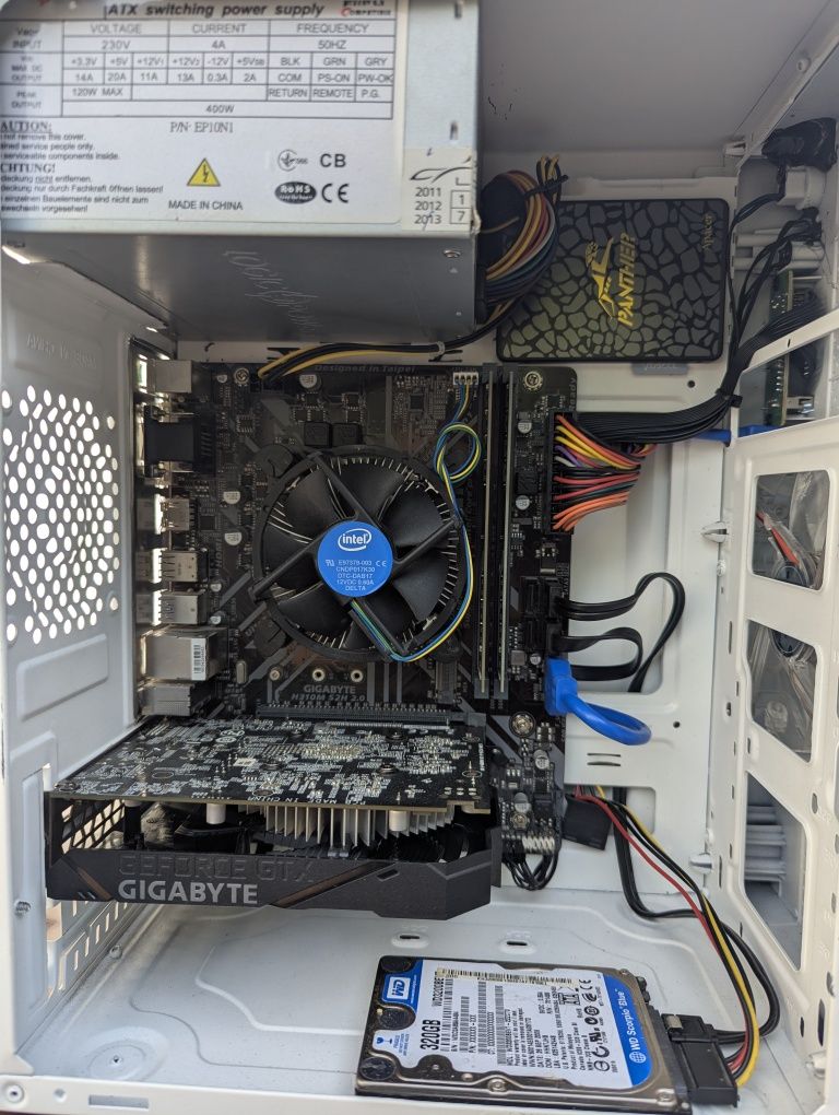 Продам комп'ютер intel core i3 9100f, gtx1650, озу 16gb, ss120gb