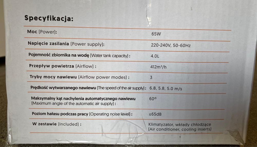 Klimatyzator przenośny