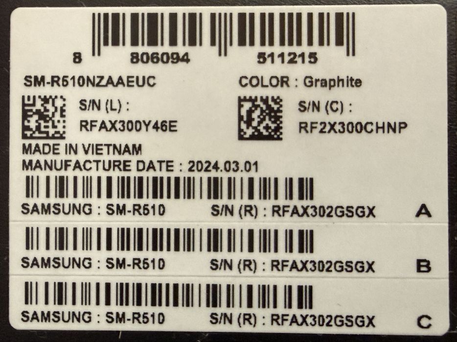 Навушники Samsung Galaxy Buds2 Pro (Graphite)