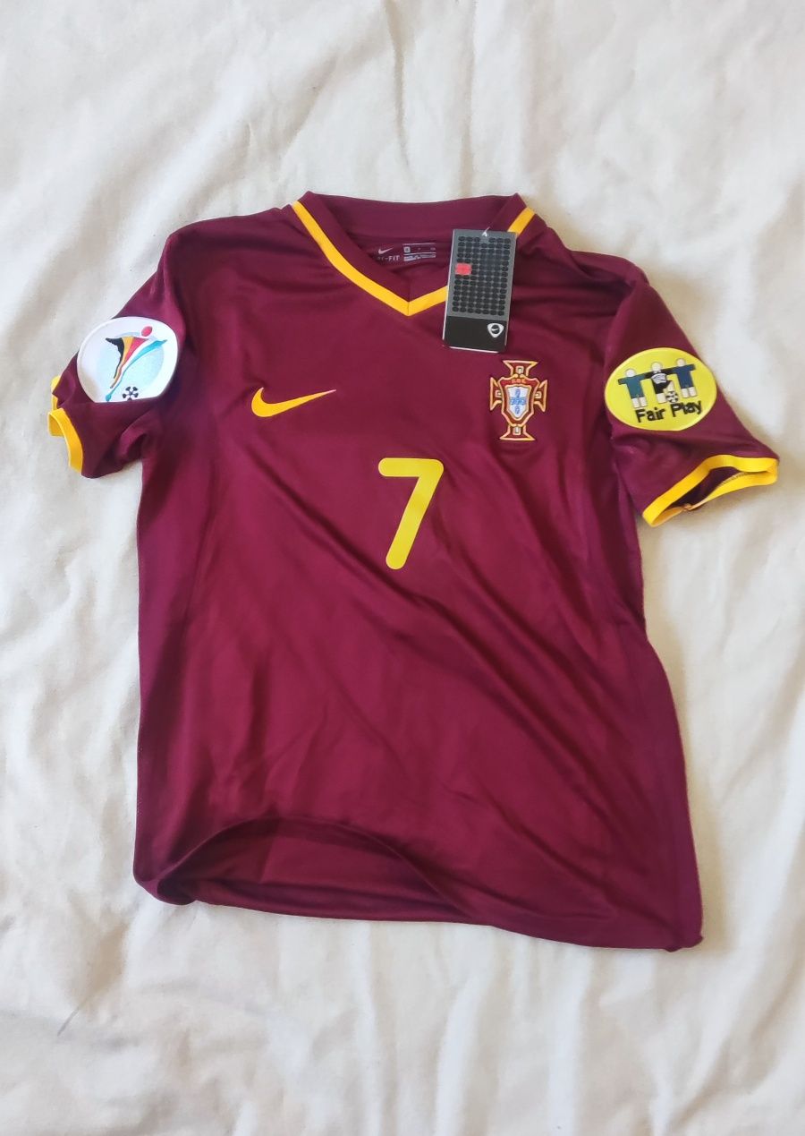 Camisola Luís Figo #7 Portugal – Edição Euro 2000