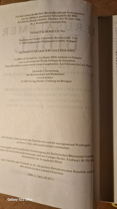 Biblia.niemiecko jezyczne wydanie  z1985r