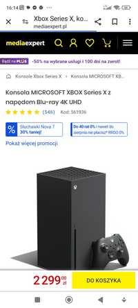 Konsola Xbox seria x