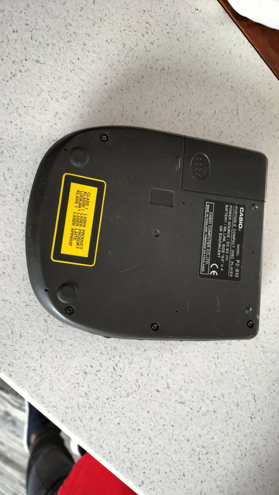 Discman CASIO Leitor CDs (Sony walkman)