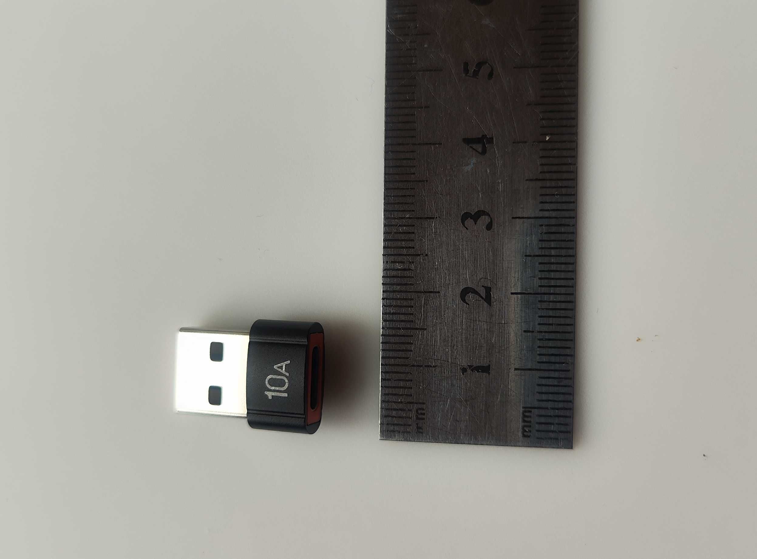 Новий Адаптер перехідник для зарядки телефона USB Type-C 10A юсб