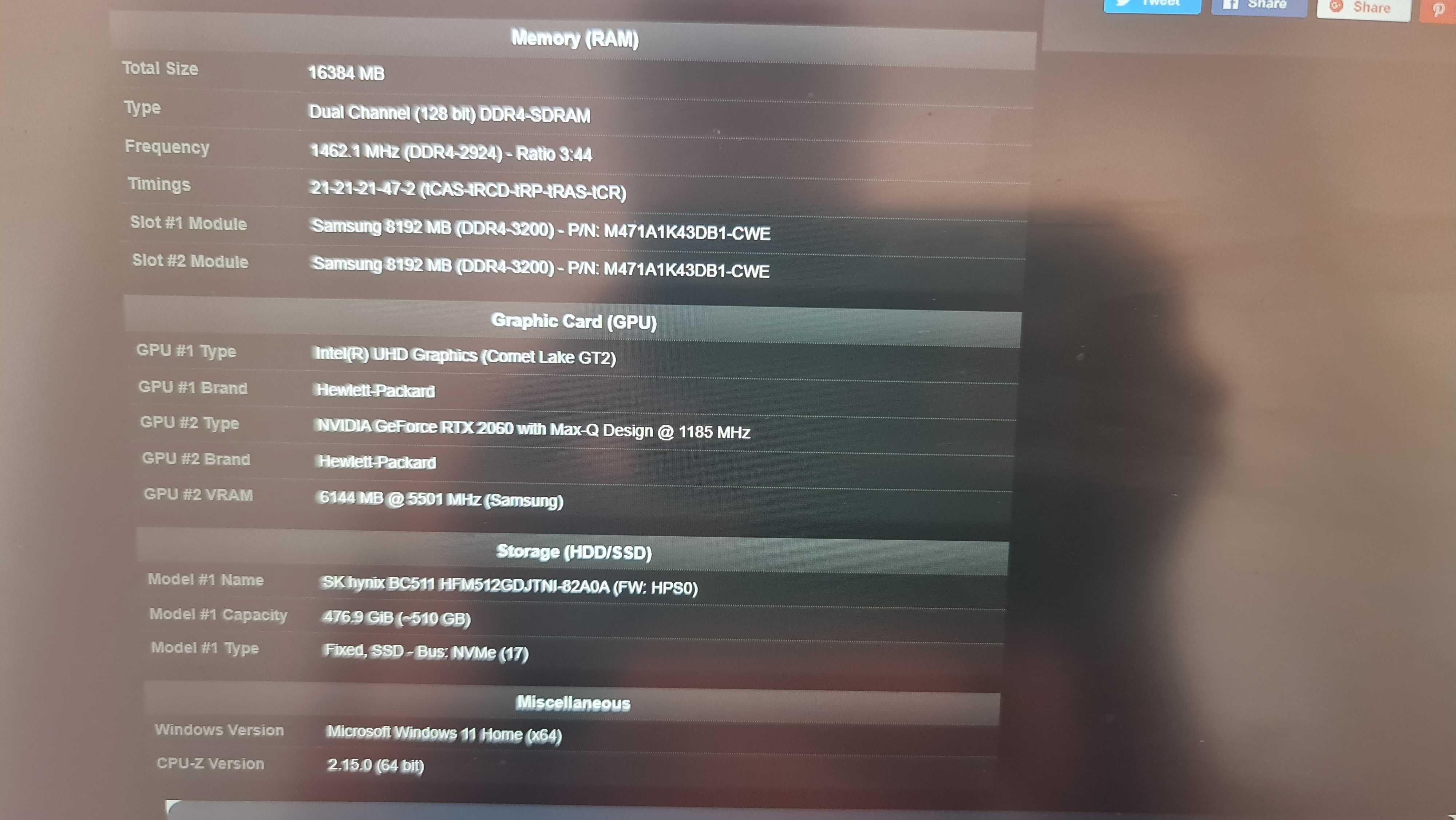 Portátil Gaming HP Pavilion NVIDIA GeForce RTX 2060