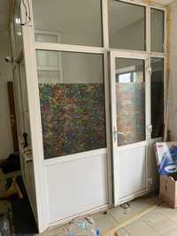 Стеклопакет,кабинка вікно,металопластикові двері