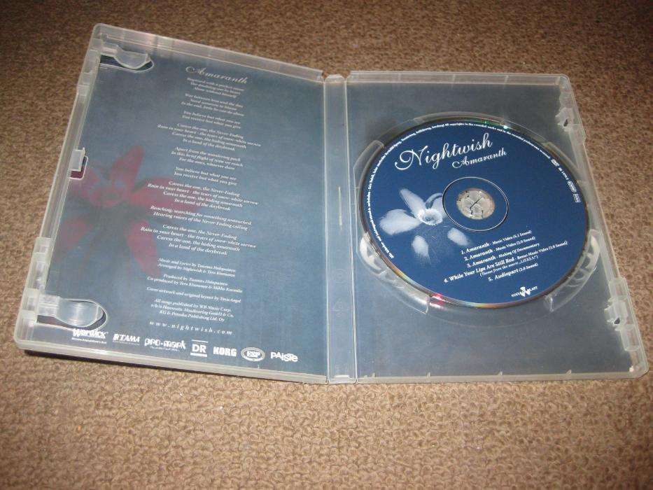 DVD dos Nightwish "Amaranth" Impecável!