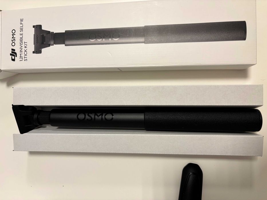 Kamera DJI OSMO 360 - Selfie stick, mini statyw, ochraniacze soczewek