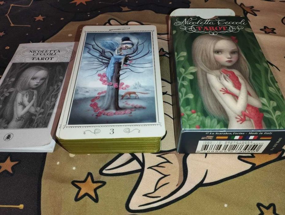 Карти Таро 12*7 в твердих і звичайних коробках, Алі і Тему, стан нових