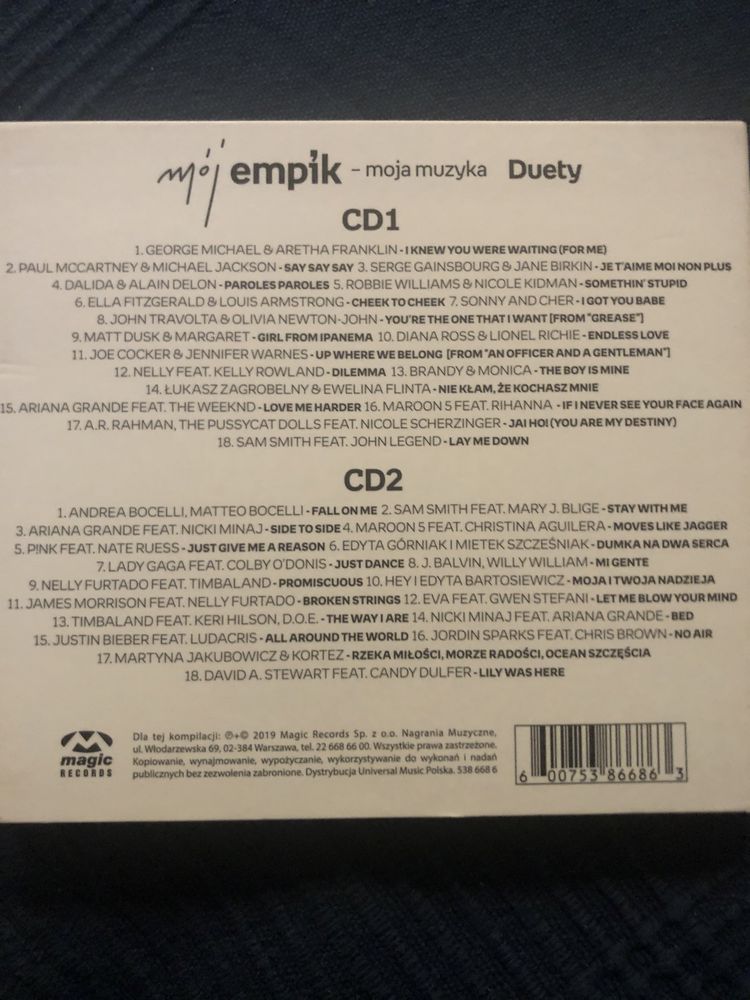 Skladanka empik duety. 2CD. Super!