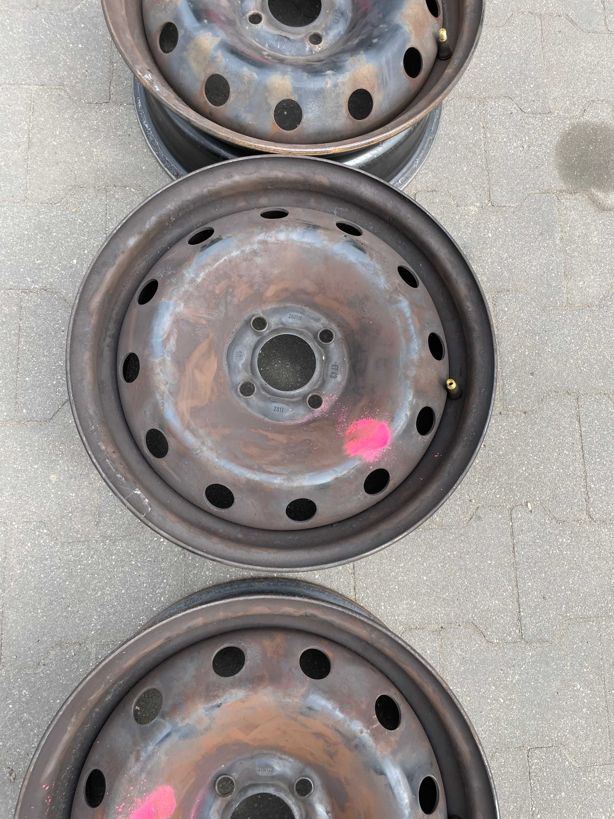 Okazja felgi stalowe RENAULT CLIO TWINGO MODUS 6Jx15 4x100 ET43
